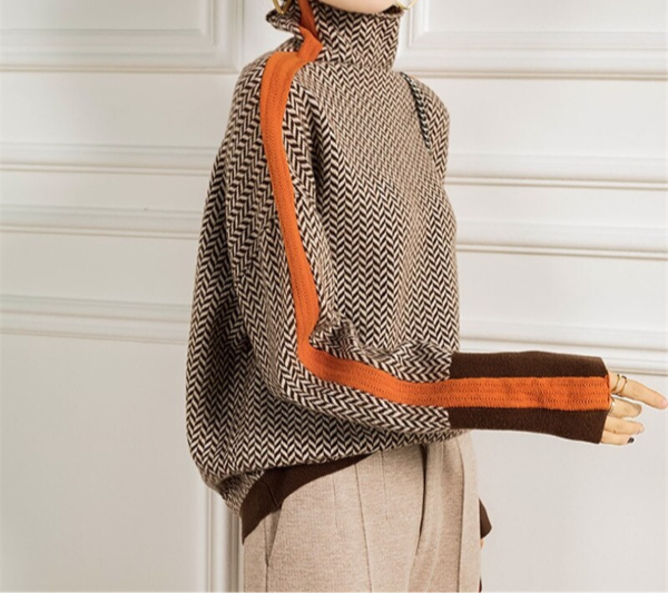 Leonor | Suéter de coll alt de luxe