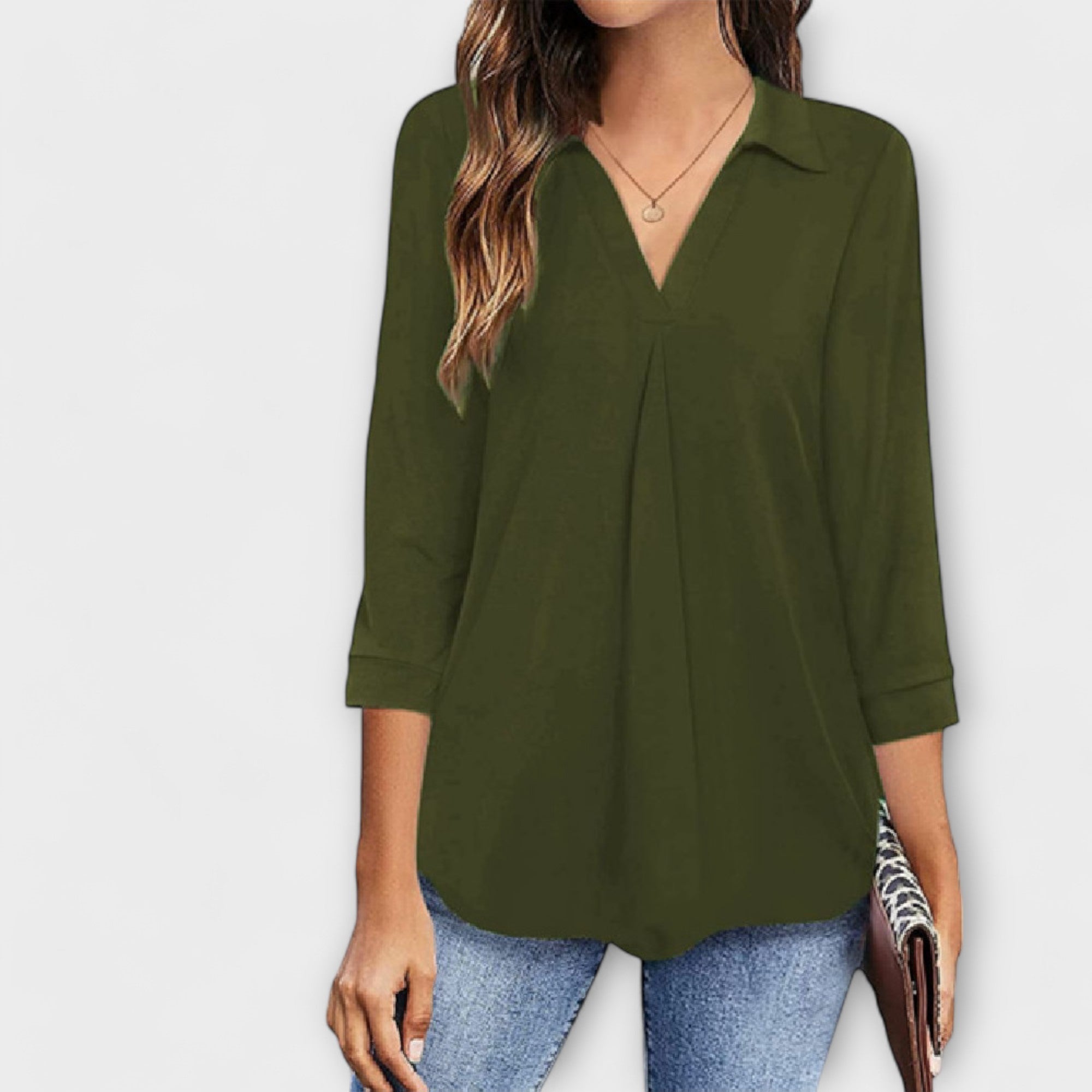 Jessica - Blusa diària amb escot en forma de V
