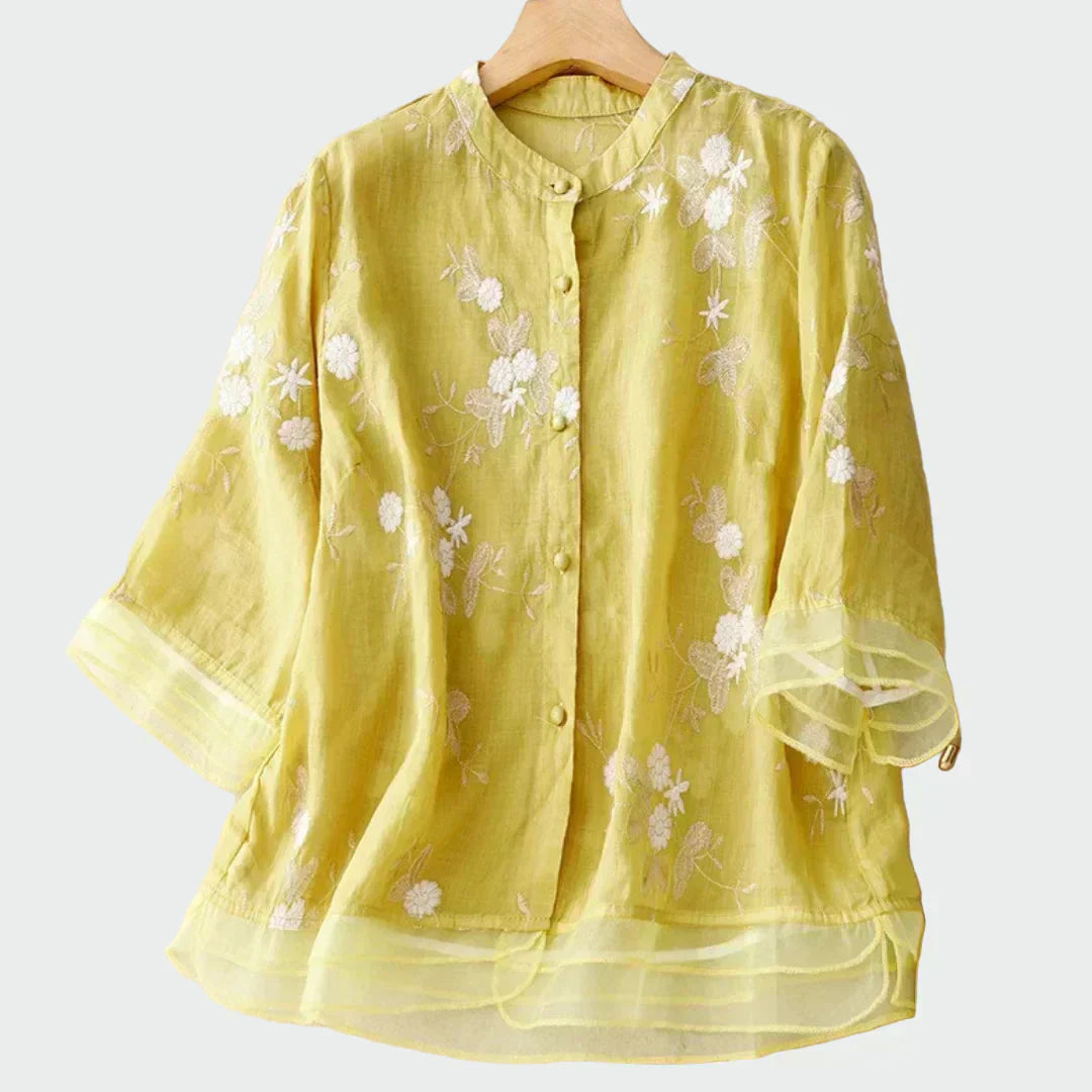 Blusa brodada