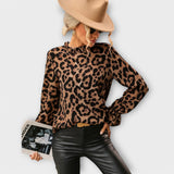 Kayla - Camisa de lleopard
