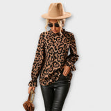 Kayla - Camisa de lleopard
