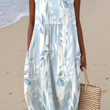 Isabel - Vestido Midi Clásico con Patrón Floral