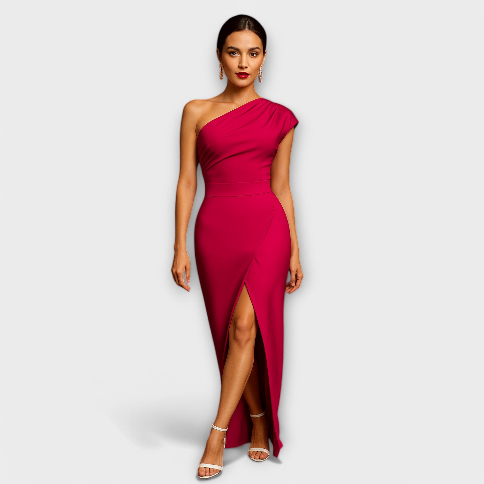 Vestit de nit asimètric elegant