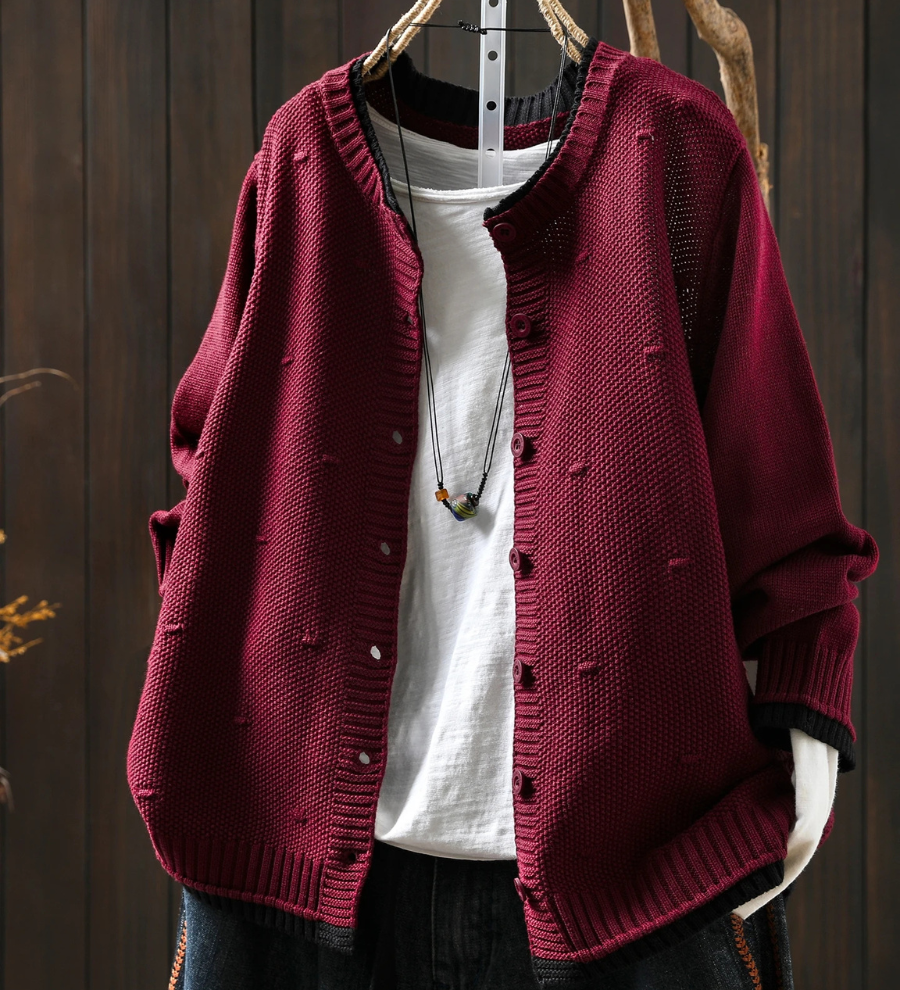 Isadora | Cardigan Texturitzat