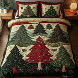 3-Piece Quilted Bed Set - Forest of Joy