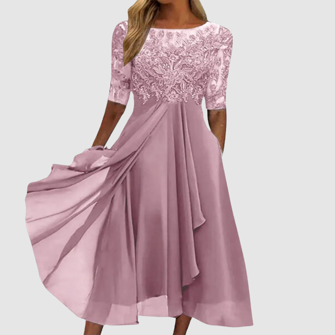 Cristina - Vestit d'encant de renda elegant