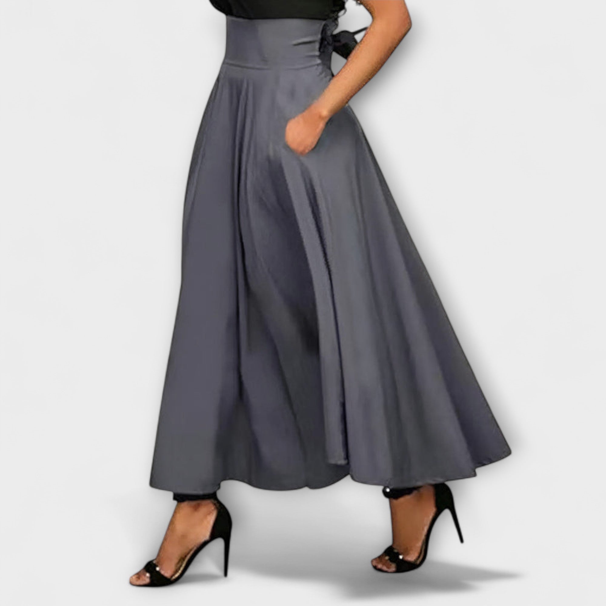 Luitgard - Falda Maxi Eleganta d'Estil Chic