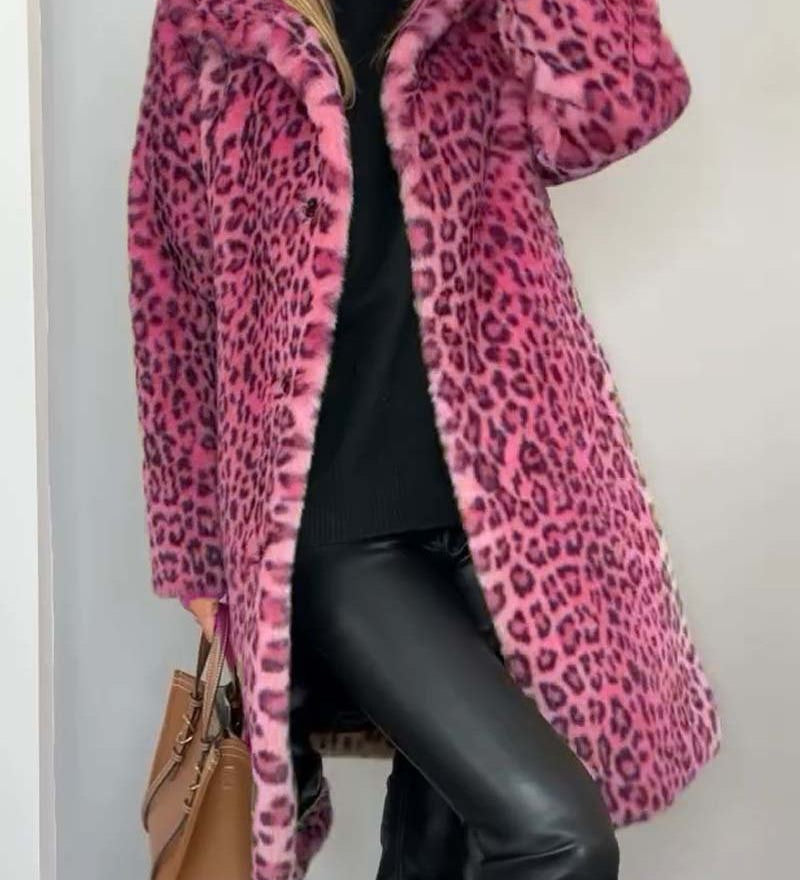 LEIA - Saco Llarga i Suau amb Estampat de Lleopard