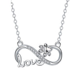 Infinity Silver Collar for Furry Friends Forever Connected