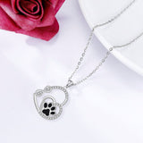 Infinite Love Paw Necklace - Connected Forever