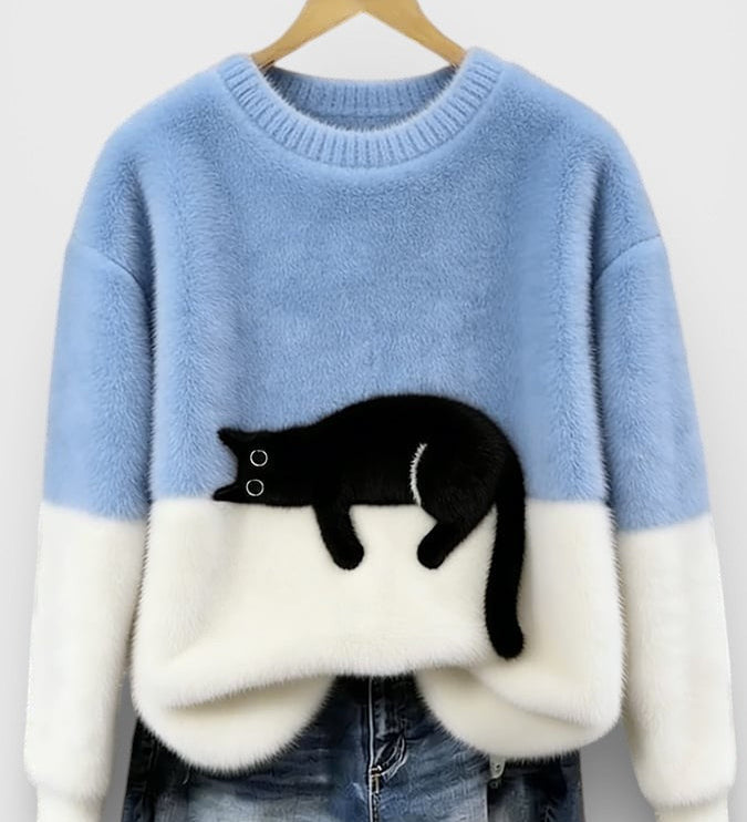 Jelena - Sudadera amb estampat de gats