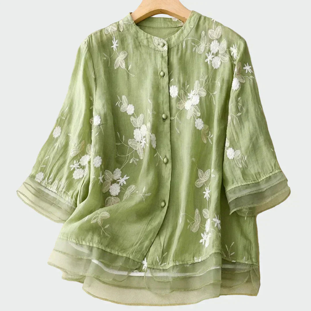 Blusa brodada