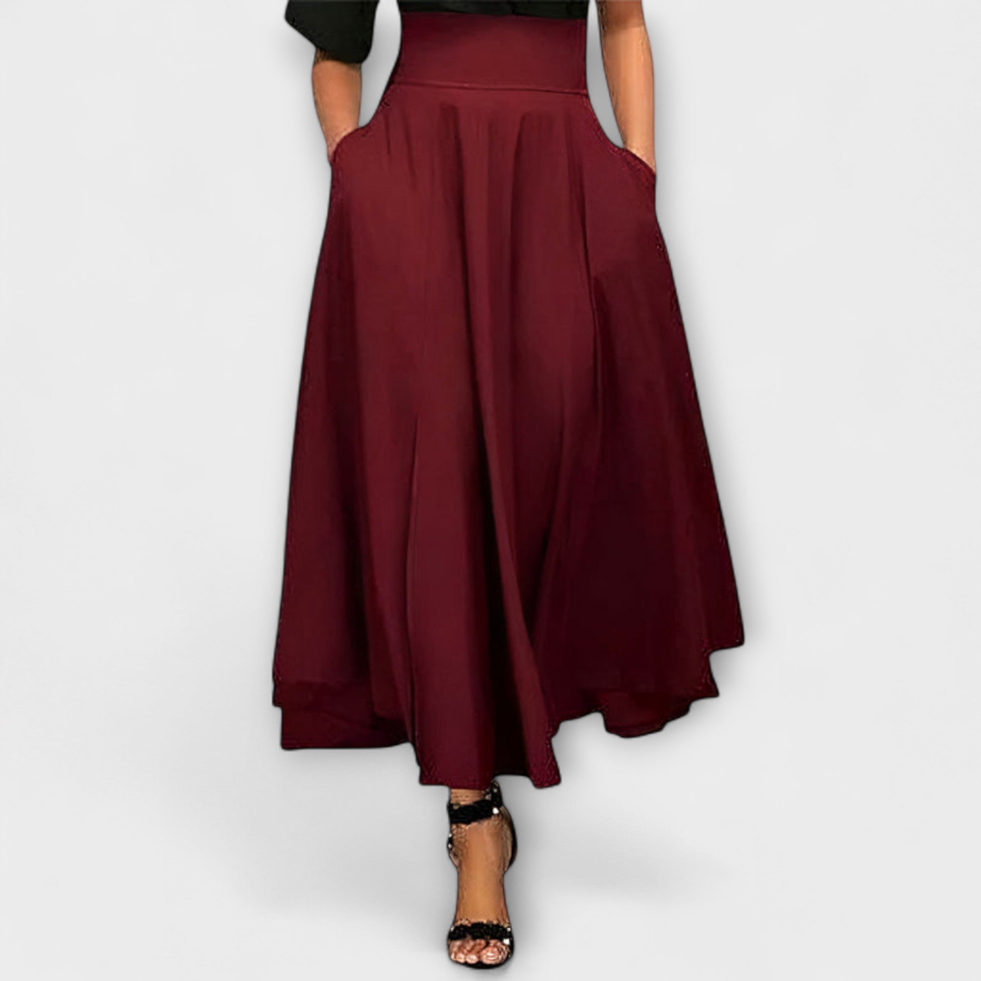 Luitgard - Falda Maxi Eleganta d'Estil Chic