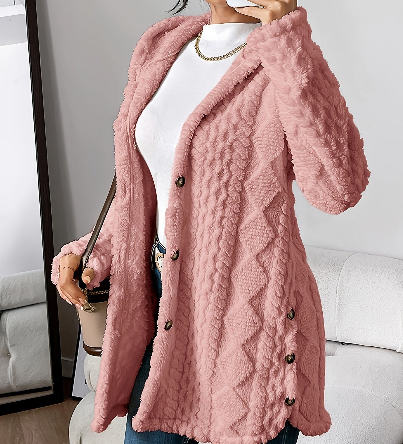 Sarahi™ | Abric esponjós amb caputxa