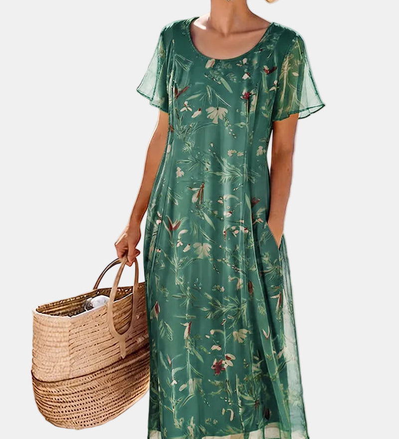 María | Vestit midi floral solta i lleuger