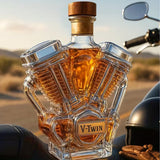 Motor V Twin Whisky Bottle