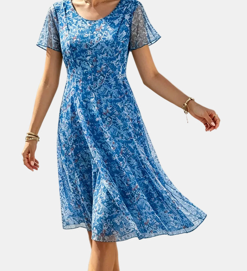Ana | Vestit midi floral solt i lleuger