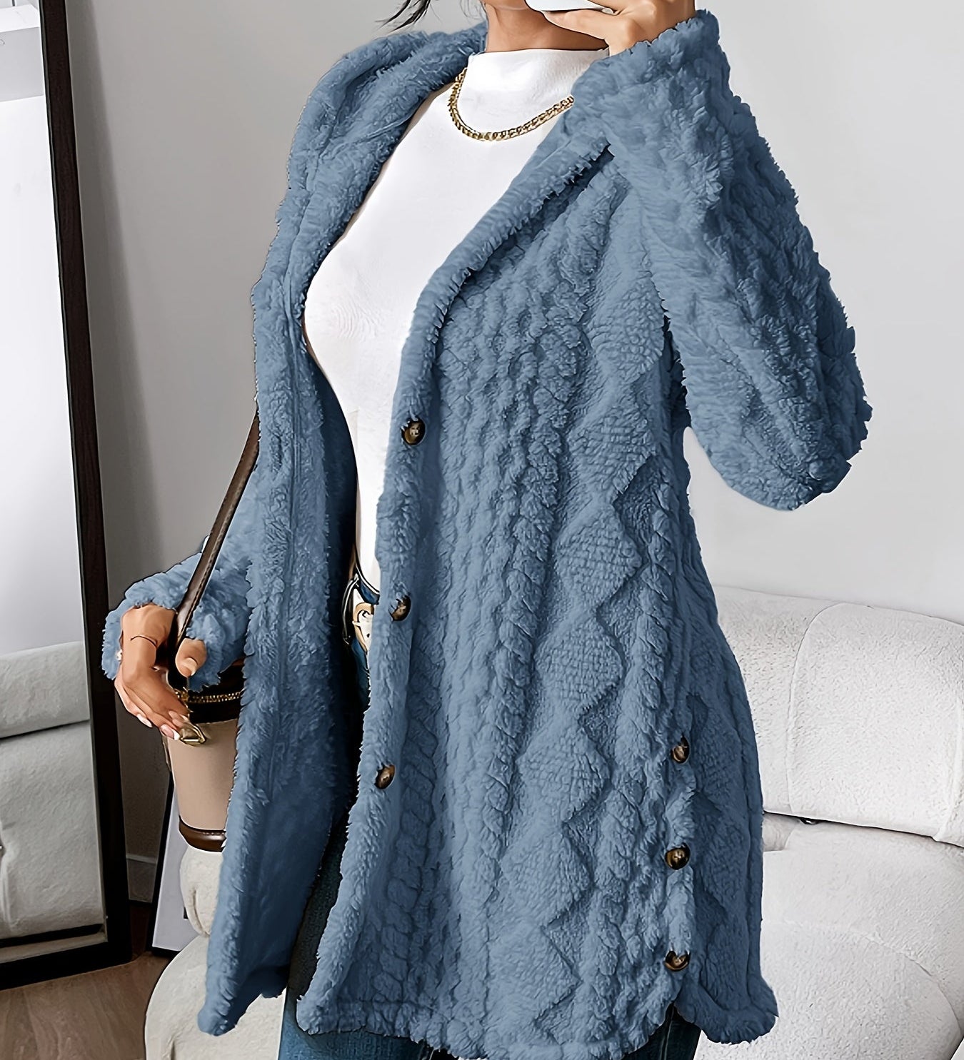 Sarahi™ | Abric esponjós amb caputxa