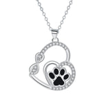 Infinite Love Paw Necklace - Connected Forever