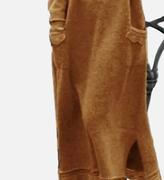 Vestit Maxi de Tardor – Sudadera Elegant de Tall Lliure per a Reunions Acollidores de Tardor
