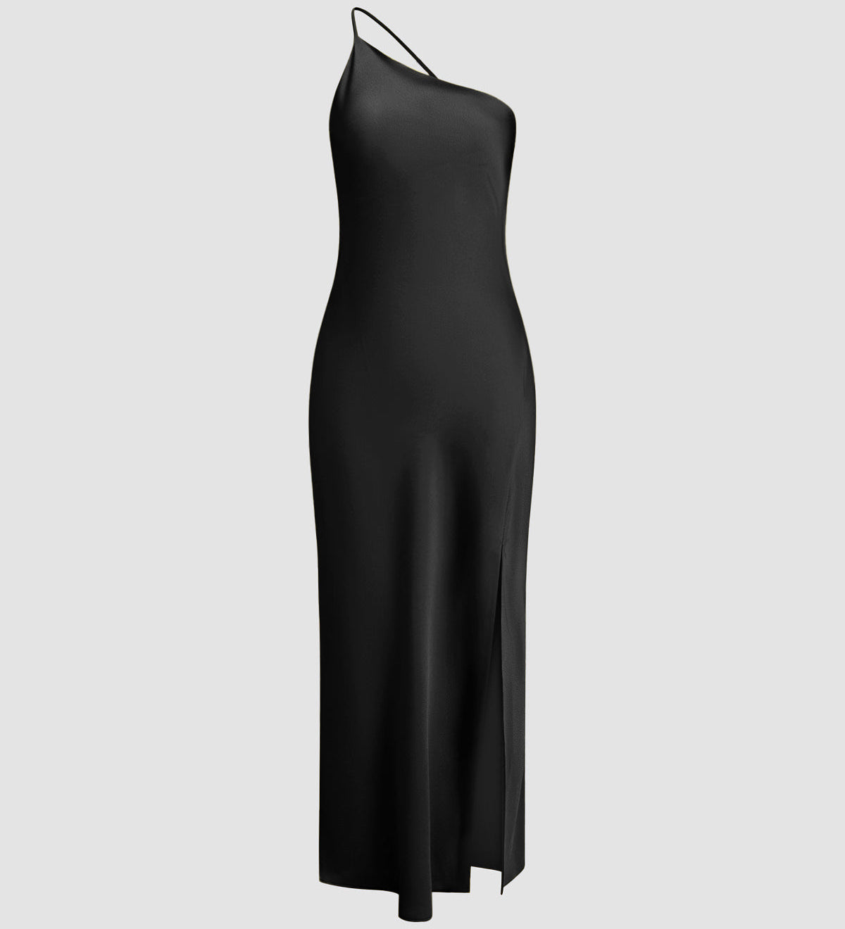 Vestit Maxi d'Convidada de Boda de Satén amb Esquena Descoberta