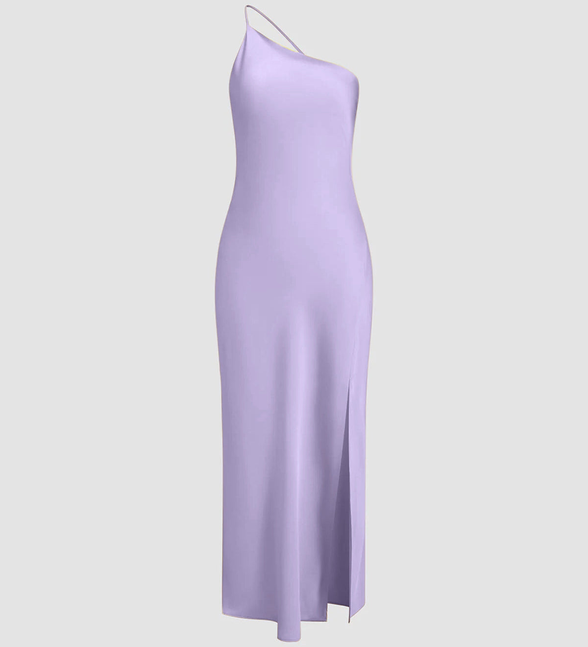 Vestit Maxi d'Convidada de Boda de Satén amb Esquena Descoberta