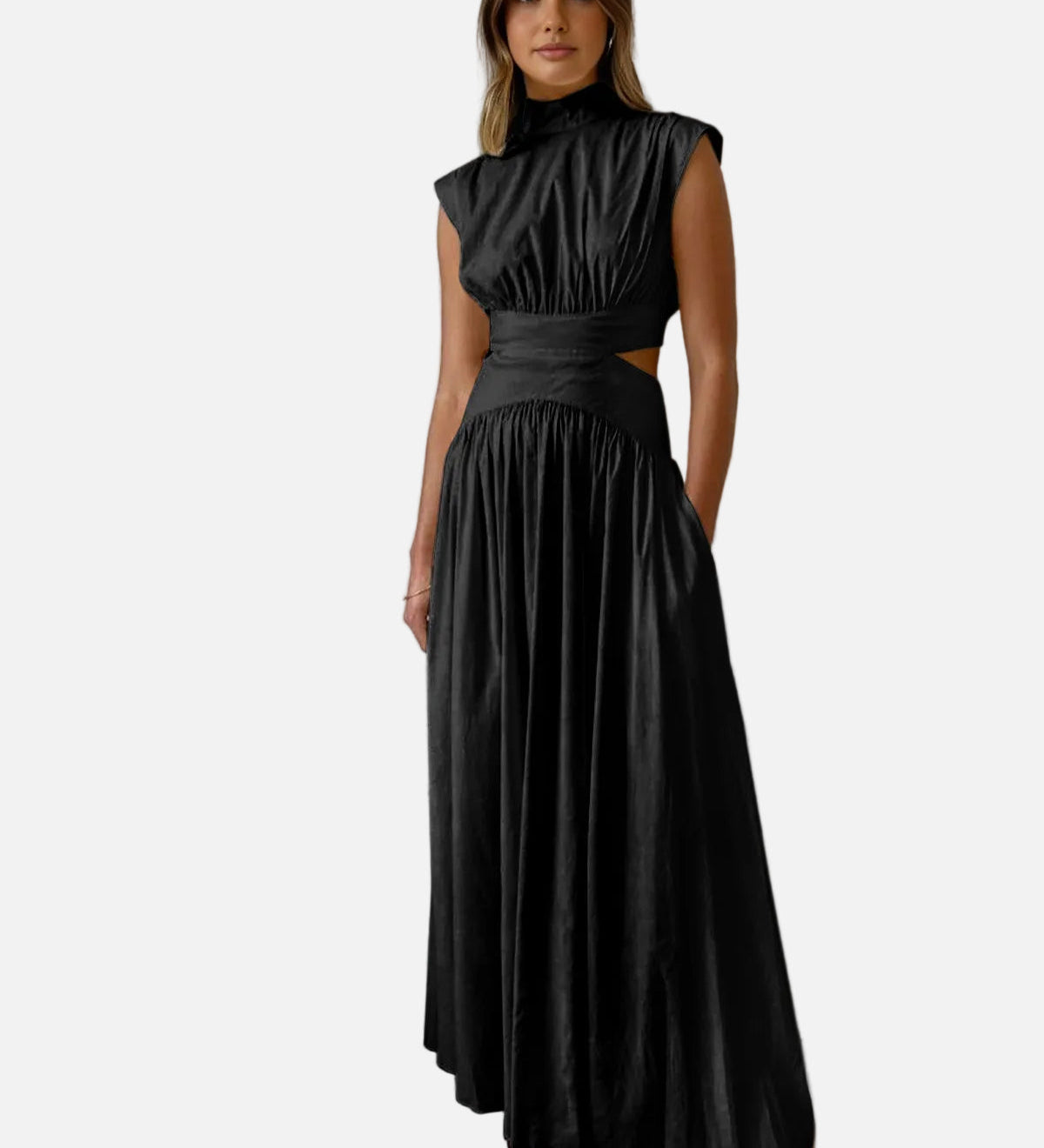 Vestit Maxi Elegant Sense Mangues per a Ocasions Formals