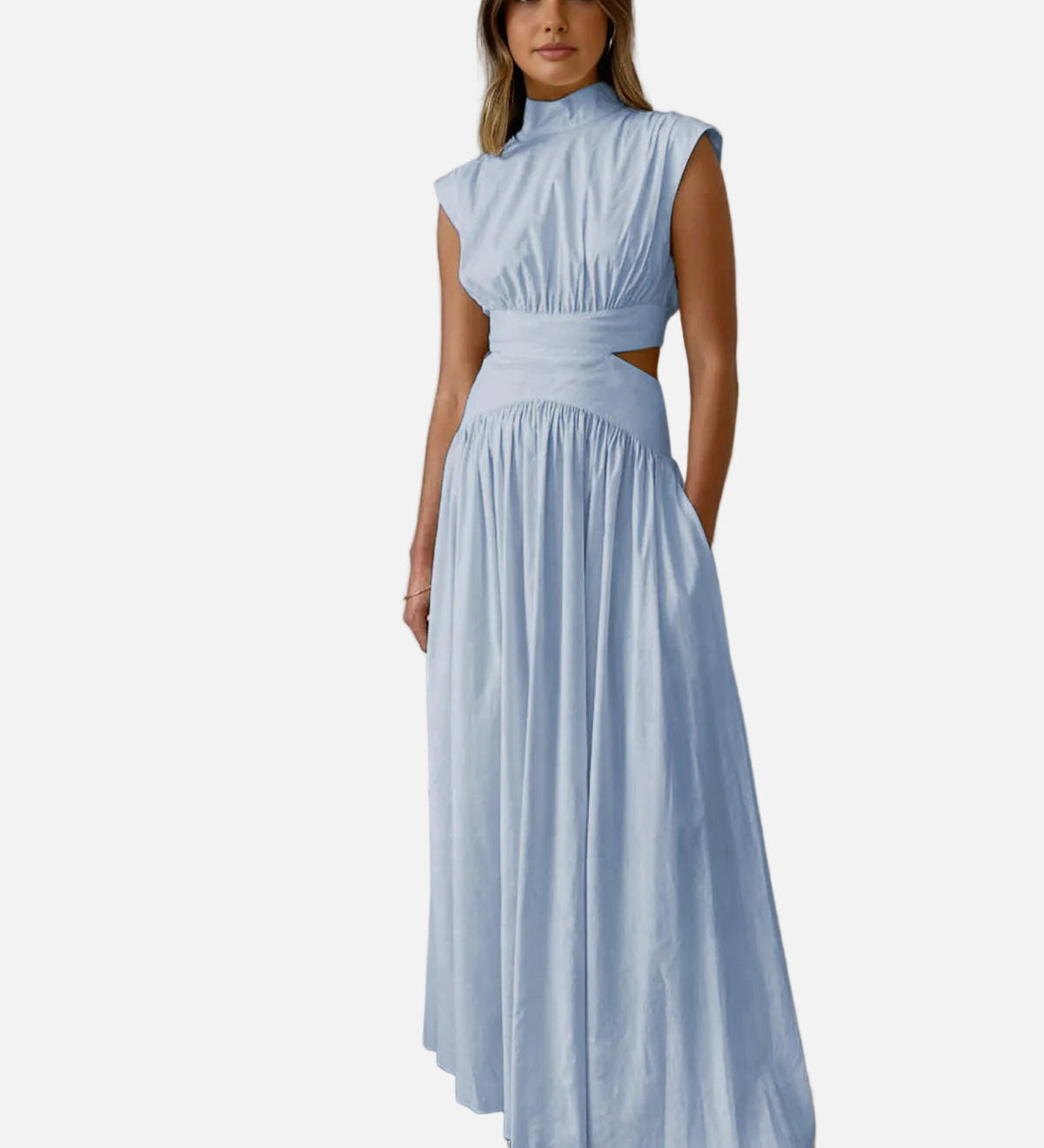 Vestit Maxi Elegant Sense Mangues per a Ocasions Formals
