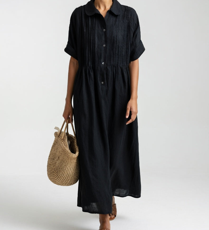 Lysandra — Vestit camisero fluid d'estiu