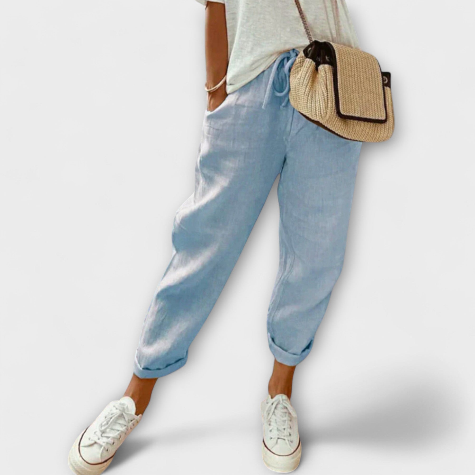 Bibi - Pantalons de lli elegants i fluids