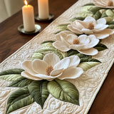 Quilted Table Runner - Elegance in Flowers
