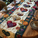 Quilted Table Runner - Hearts in Bloom