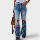 Pantalons amb flors