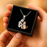 Lucky Cat Motif Necklace