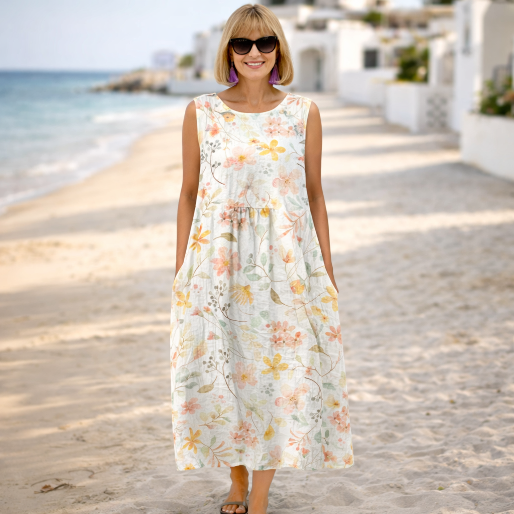 Vanessa | Vestit Midi - Elegància Còmoda