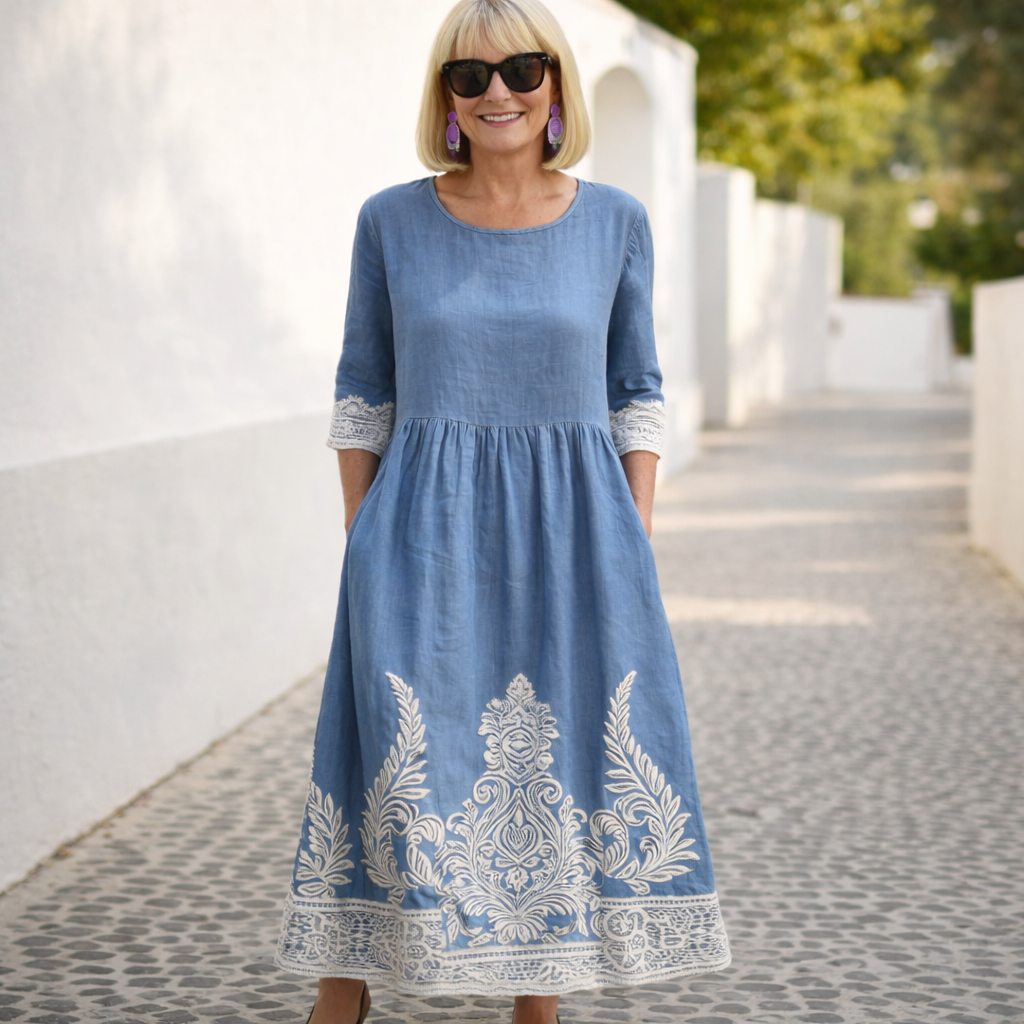 Noelia | Vestit Maxi - Estampat Floral