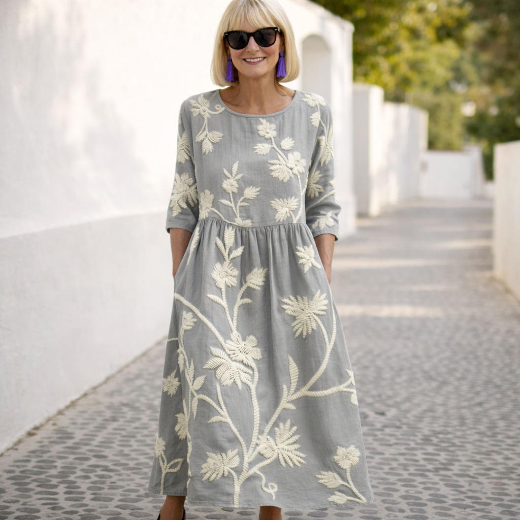 Noelia | Vestit Maxi - Estampat Floral