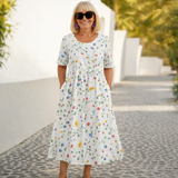 Sonia | Vestit Midi d'Estampat Floral