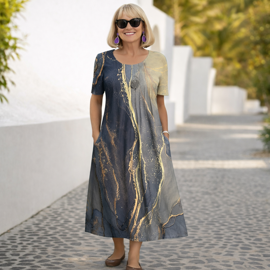 Sonia | Vestit Midi d'Estampat Floral
