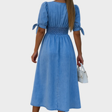 Nina – Vestit de denim brillant
