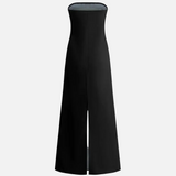 Vestit Maxi de Festa d'Estiu Estampat Sense Tirants Calla