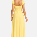 Vestit Maxi Prom Groc Imperi