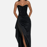 Vestit Maxi de Nit Corsé Amb Perles Emrielle