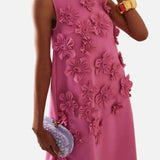 Vestit Maxi d'Estiu Sense Mangues Adornat amb Flors