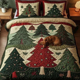 3-Piece Quilted Bed Set - Forest of Joy