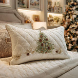 Padded Cushion Cover - Snowy Refuge
