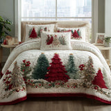 3-Piece Quilted Bed Set - Winter Wonder