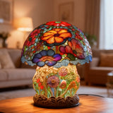 GARDENLUXE | Colourful Floral Table Lamp