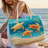 Handmade Beach Bag | Golden Turtle Coast