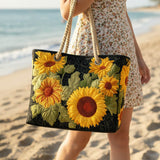 Handmade Beach Bag | Sunflower